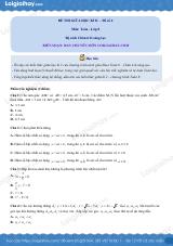 Đề thi giữa kì 2 Toán 8 - Đề số 6 - Chân trời sáng tạo